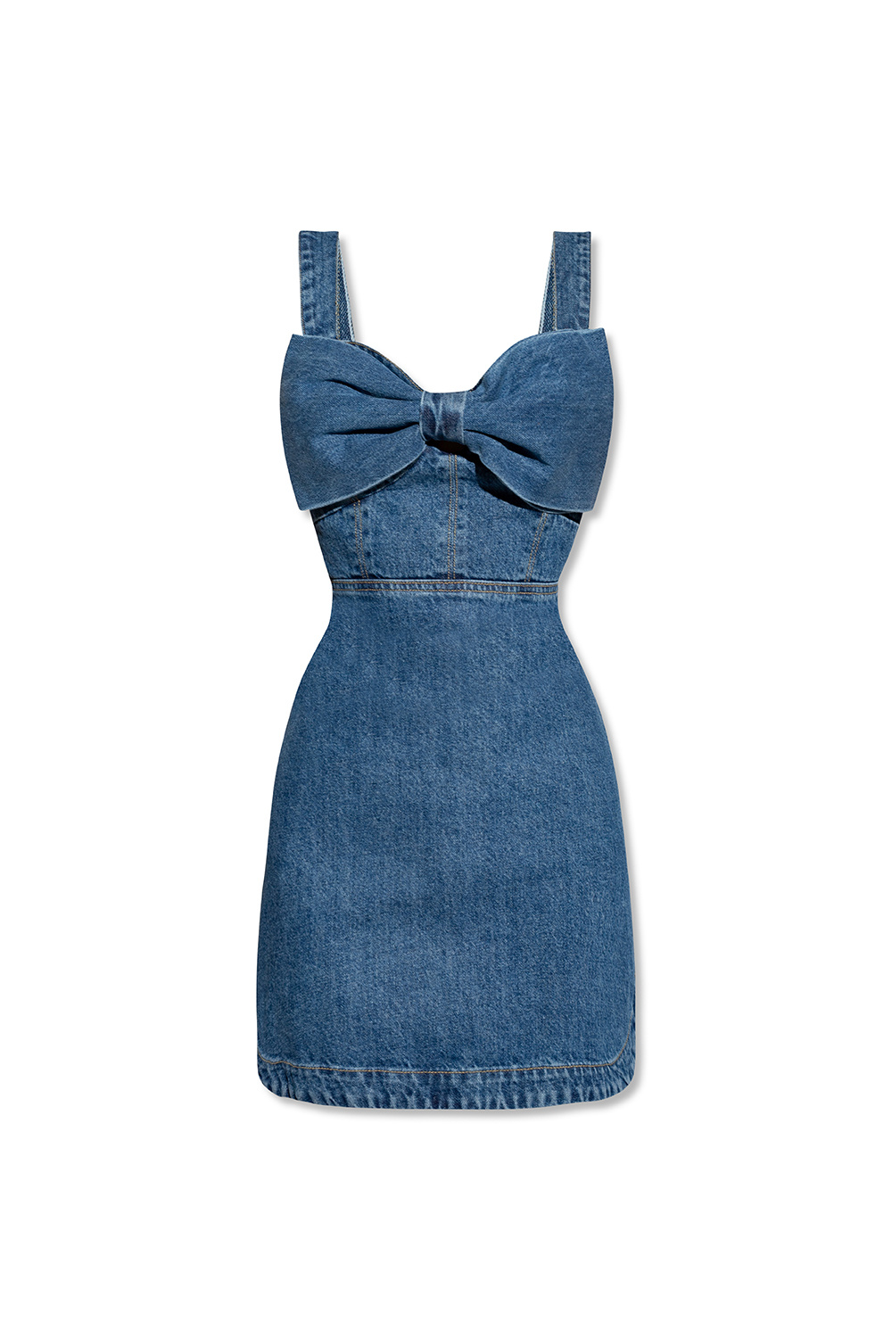 Sleeveless denim dress Self Portrait - SchaferandweinerShops